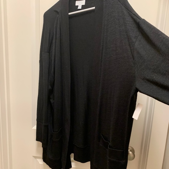 GAP LOVE Long Line Lightweight Cardigan Black XL - Picture 5 of 6